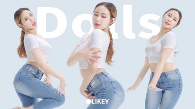 韩国紧身牛仔裤美女模特4K超清热舞视频 肉感十足