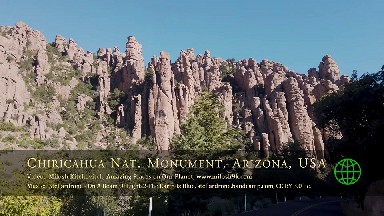 【4K超清风景视频】【美国 亚利桑那州 石林圣境 奇里卡瓦国家自然保护区】【WEBM/916M】