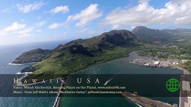【4K超清风景视频】【航拍太平洋 美国 夏威夷风光 不只有海滨景色】【MP4/1.9G/20分钟】