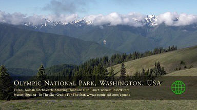 【4K超清风景视频】【世界自然遗产 美国华盛顿州 奥林匹克国家公园】【WEBM/1.3G/12分钟】