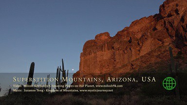 【4K超清风景视频】【美国亚利桑那州迷信山 探险圣地 怪石嶙峋 毒蛇遍地】【WEBM/864M】