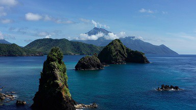 【4K超清风景视频】【印度尼西亚 爪哇岛 苏拉威西岛 火山口 海滨景色】【WEBM/418M】