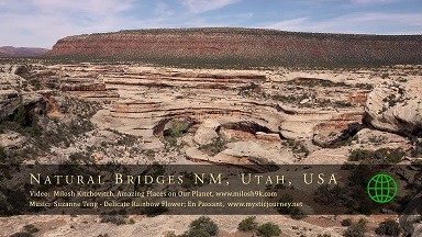【4K超清风景视频】【美国犹他州 天然桥国家保护区】【MP4/811M/9分钟】
