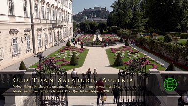 【4K超清风景视频】【奥地利 萨尔茨堡老城风光Old Town Salzburg莫扎特故乡】【WEBM/1.3G/11分钟】