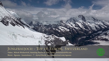 【4K超清风景视频】【欧洲屋脊 瑞士少女峰Jungfraujoch】【WEBM/798M】