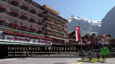 【4K超清风景视频】【瑞士 格林德瓦Grindelwald 少女峰下的迷人小镇】【WEBM/1G/8.5分钟/城通/迅雷】