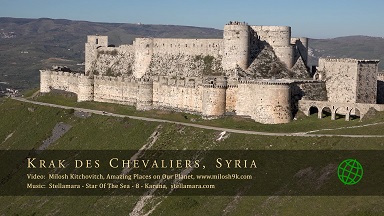 【4K超清风景视频】【世界文化遗产 叙利亚骑士堡 Krak des Chevaliers Syria险毁于战乱的历史遗迹】【WEBM/1.1G/9分钟/夸克】