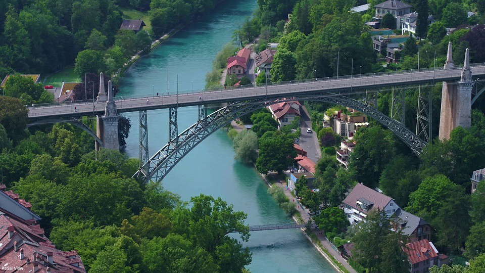 4K超清航拍瑞士风景视频下载
