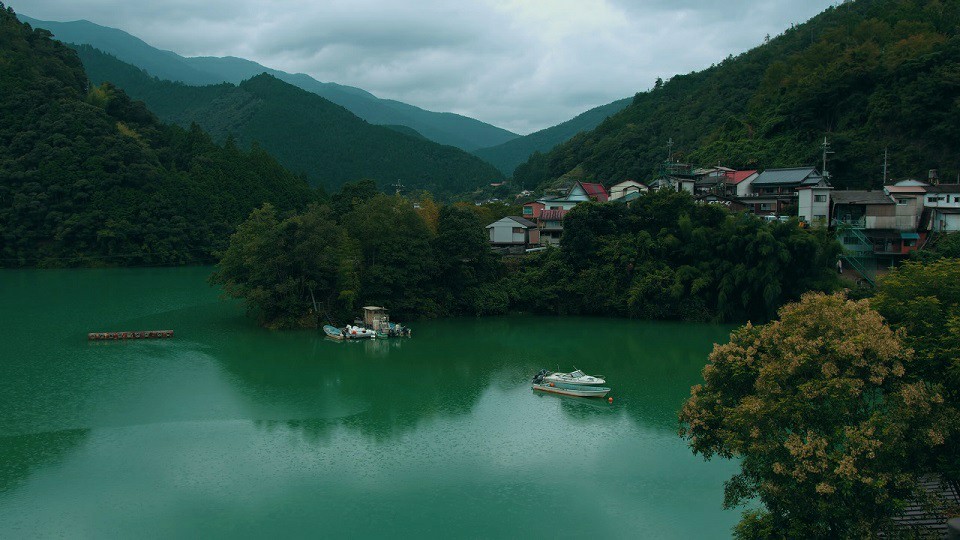 自然风光 日本宁静乡间散步 风景写真 果无集落