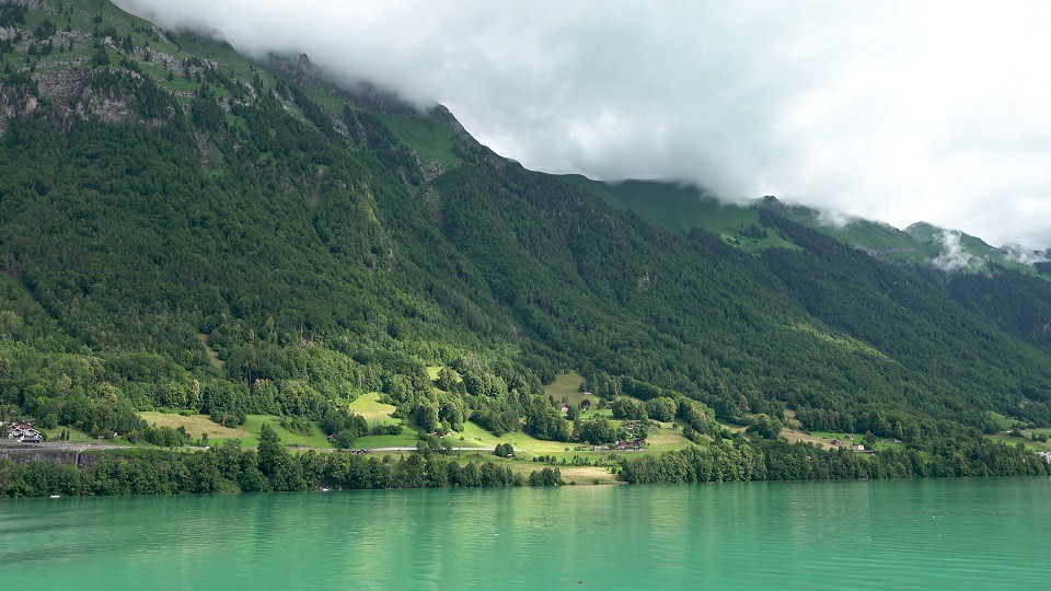 瑞士小镇 因特拉肯Interlaken4K超清风景写真视频下载