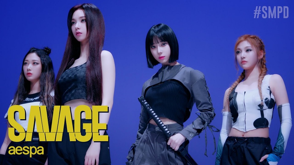 韩国女团Aespa《Savage》练习室高级运镜版4K超清MV下载