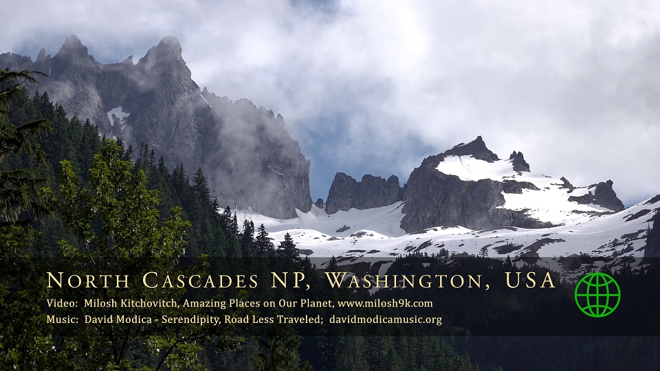 雪山翡翠 美国华盛顿州 北瀑布国家公园North Cascades NP 4K超清风景纪录片下载