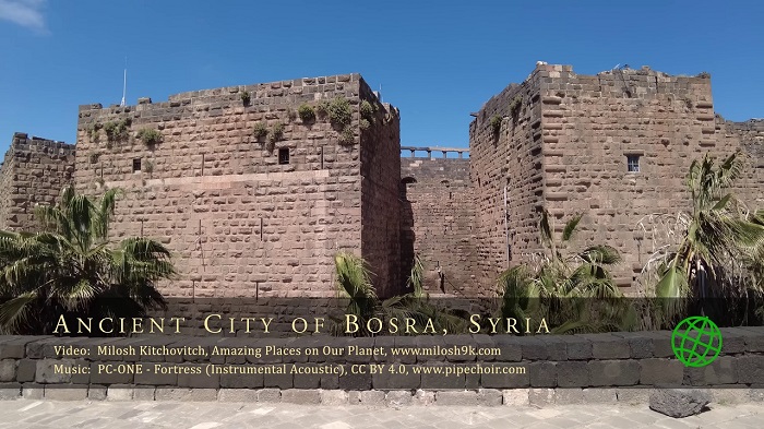 世界文化遗产 叙利亚布斯拉古城遗址 Bosra Syria 4K超清风景纪录片视频下载