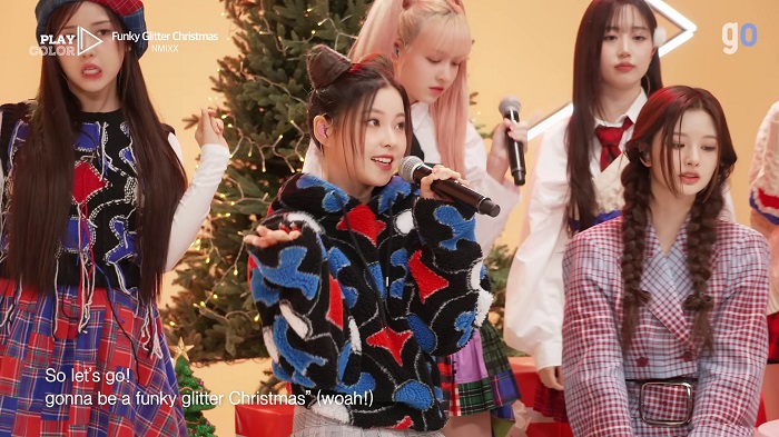 韩国女团Nmixx《Funky Glitter Christmas》PlayColor练习室版4K超清MV下载