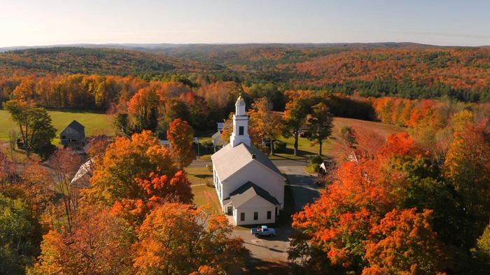 美国小镇秋色Autumn in Small Town America 4K超清风景视频下载