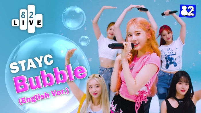 韩国女团Stayc《Bubble》82Live英文版4K超清MV下载