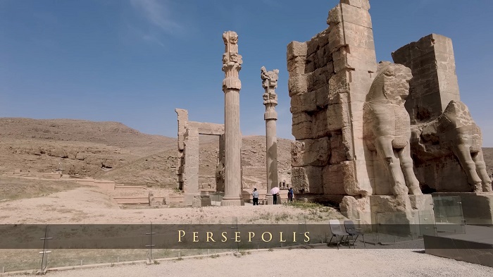伊朗古波斯 波斯波利斯遗迹  帕萨尔加德 帝王谷4K超清风景视频下载