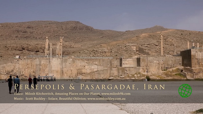 伊朗古波斯 波斯波利斯遗迹  帕萨尔加德 帝王谷4K超清风景视频下载