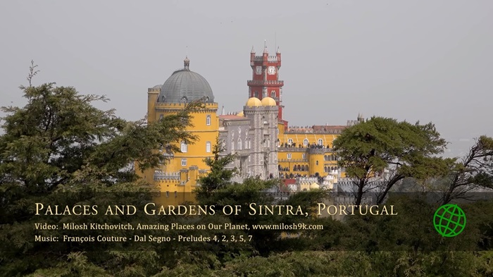 世界文化遗产 欧洲最西边的小镇 葡萄牙 辛特拉 Sintra Portugal 4K超清风景视频下载